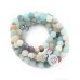 21 summer refreshing natural stone dual-use bead necklace multi-circle bracelet multi-layer men and women yoga hippie jewelry