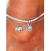 Thai Southeast Asian small elephant mixed simple personality anklet rope vacation men and women couple foot chain foot rope