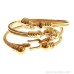 Invia Egyptian Greek retro wind gold bracelet titanium steel does not fade open adjustable bracelet exotic exaggerated