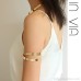 Send European and American gold open arm bracelet arm ring collar fashion bracelet fashion versatile Greek India