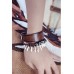 Native American tribal style wrist decoration Navajo leather bracelet female male wide bracelet covering scars retro personality