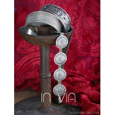 Tibetan Nepalese silver jewelry ethnic style retro silver bracelet Miao silver Bohemian style bracelet ancient style open