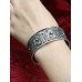 Tibetan Nepalese silver jewelry ethnic style retro silver bracelet Miao silver Bohemian style bracelet ancient style open