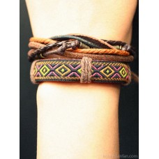 Mlad Bohemia bracelet men's ethnic style bracelet wrist cover scar wrist decoration tribe African drum leisure