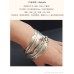 Vintage ethnic Bohemian style arm accessory armlet Yang Liping same style Miao silver bracelet ancient style dance