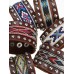 Bohemian ethnic style jewelry leather wide bracelet female scar cover wrist decoration retro tribe Indian invia