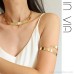 Send European and American gold open arm bracelet arm ring collar fashion bracelet fashion versatile Greek India