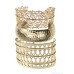 Metal lace hollow Bohemian fashion gem wide bracelet high-end winding bracelet invia Indian jewelry