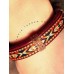 Ethnic style bracelet female Bohemian cotton and linen bracelet handmade braided hand decoration male wide wrist accessory female scar cover