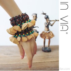 Sound African drum drummer bell tribal style ethnic dance bar performance film and television styling bracelet bracelet