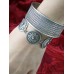 Tibetan Nepalese silver jewelry ethnic style retro silver bracelet Miao silver Bohemian style bracelet ancient style open