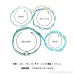 Invia hand-woven blue cotton rope multi-layered foot rope beach sand foot chain hippie vacation student foot accessories