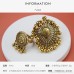 Retro ethnic style exaggerated gold tassel big ring Tibetan Bohemian jewelry Indian jewelry female open