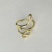 Golden snake-shaped ring for women, gold-plated with gemstones, does not fade, open-ended Bohemian Egyptian Greek jewelry