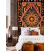 Bohemian tapestry art hanging cloth background decoration ethnic style coffee shop homestay live African tribe