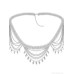 Indian jewelry women's belly dance tassel waist chain sexy gold silver multilayer chain European and American Bohemian body chain